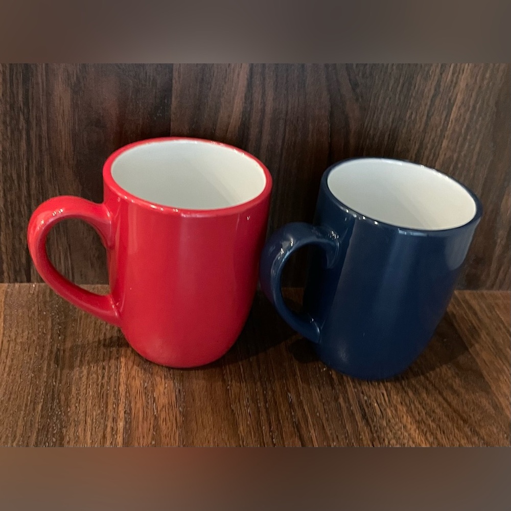 Royal Norfolk Red & Blue Mug Set